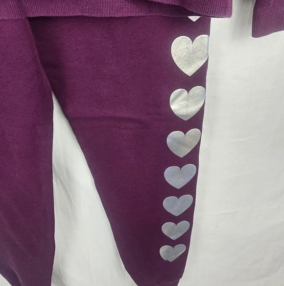 The Children's Place Girl's Sequinned 25 Sweatshirt and Pants Set Sz 14 - Picture 4 of 9